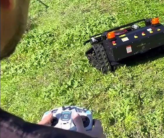Conquering Steep Slopes With The VTLM800 Remote Control Slope Mower In USA